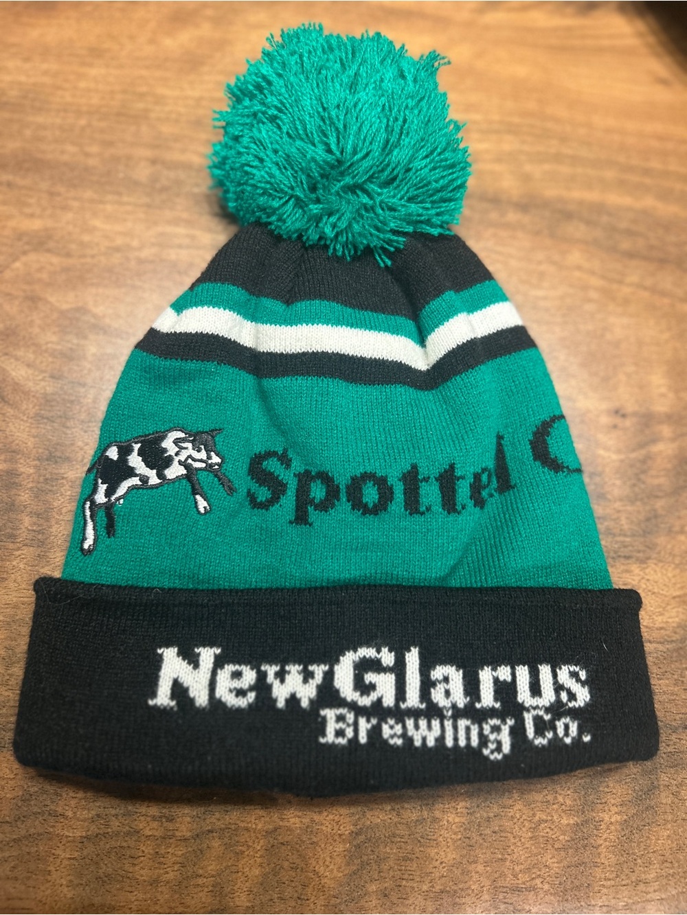 New Glarus Spotted Cow Brewery Winter Hat